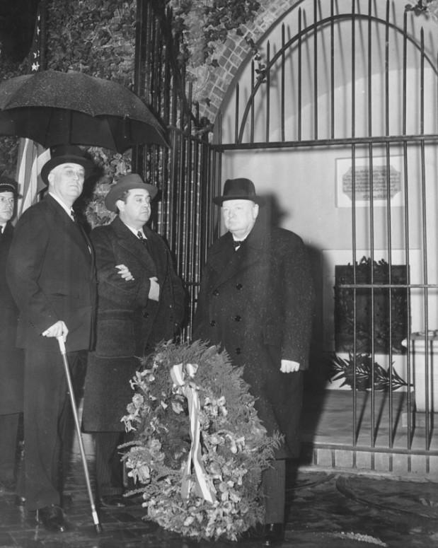 President Franklin Delano Roosevelt and British Prime Minister Winston Churchill, January 8, 1942 (MVLA)