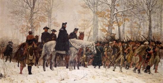 Washington Arrives at Valley Forge