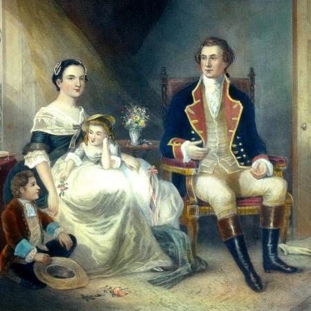 George and Martha Washington are Married
