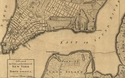 Plan of New York in 1776