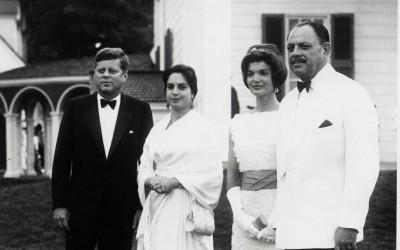 President John F. and Jacqueline Kennedy hosted a state dinner at Mount Vernon on the east lawn overlooking the Potomac River in honor of President Mohammad…