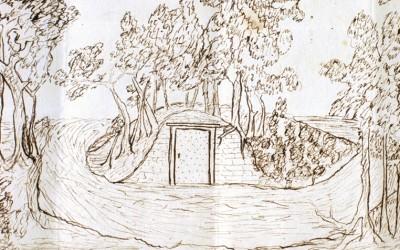 Drawing of the Old Tomb
